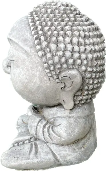 Product image 6 of the product “Nima - Sitting monk with big head, 22 cm H | cast stone ”